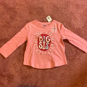 12-18months big sister shirt
